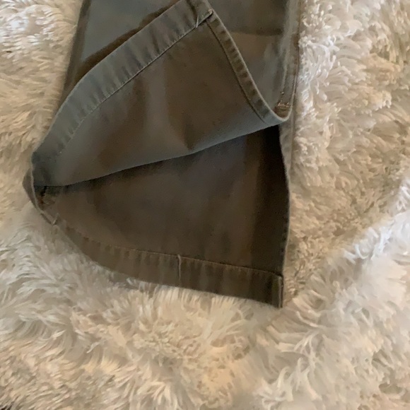 Roxy Khaki wide leg with slit on side pants - Picture 6 of 8